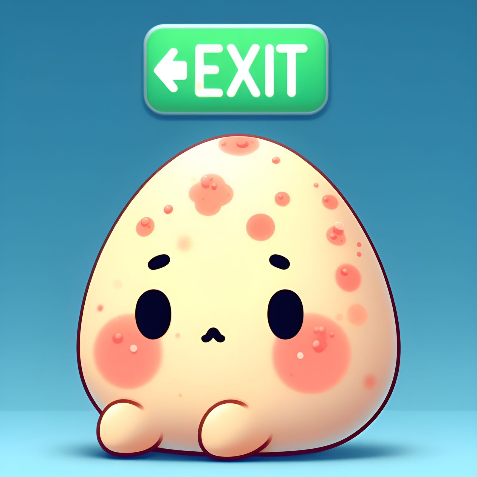 "Excuse me, where's the egg zit?"