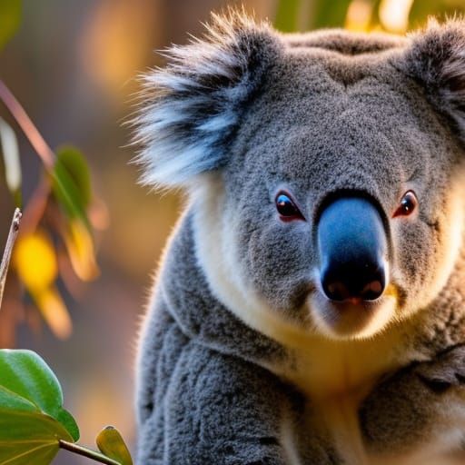 curious koala  by @Lisa