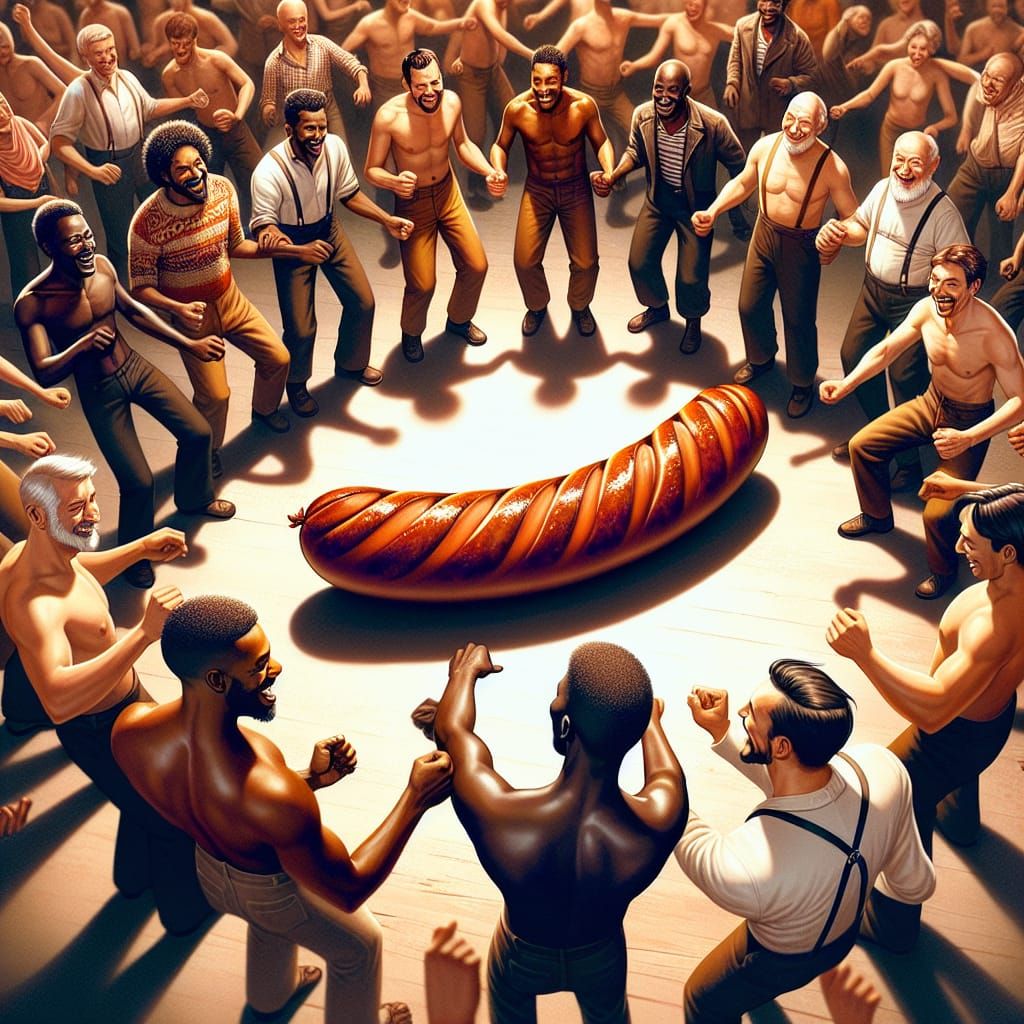 Jetzt geht’s um die Wurst / It’s now or never  by @inter_alia