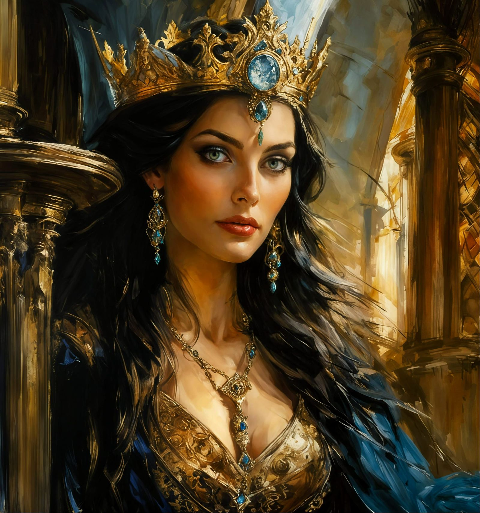 Morgan Le Fay; Enchantress  by @Leeftail_Art