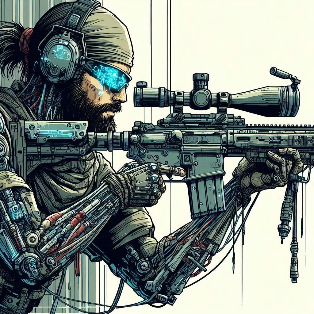 Cyberpunk sniper