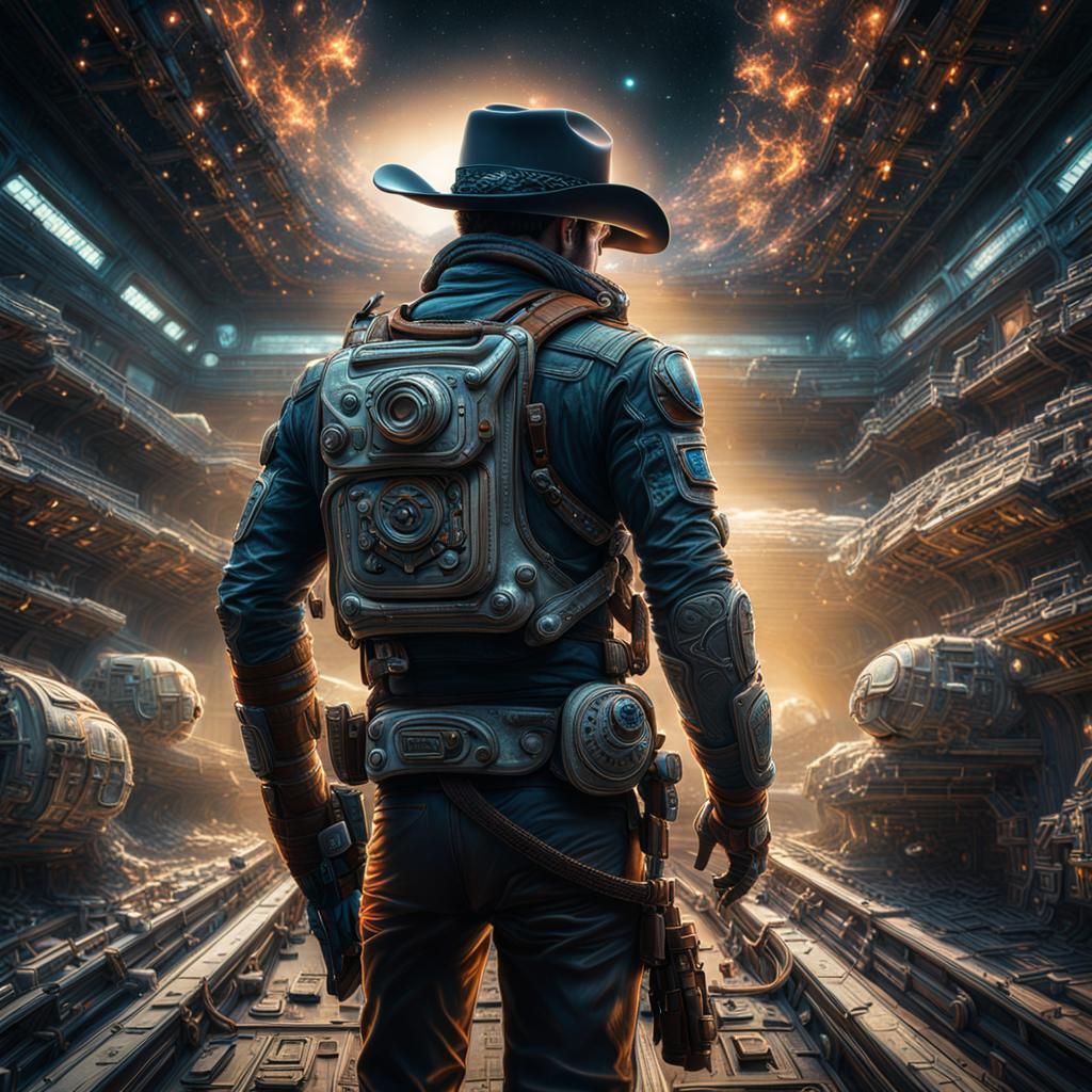 space cowboy   by @Chippa