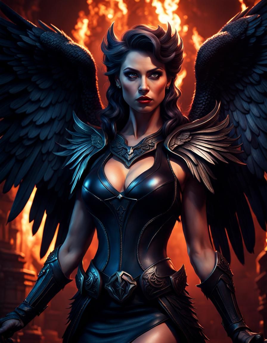 dark angel - AI Generated Artwork - NightCafe Creator