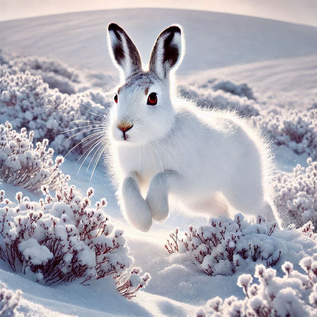 Mountain Hare in Winter