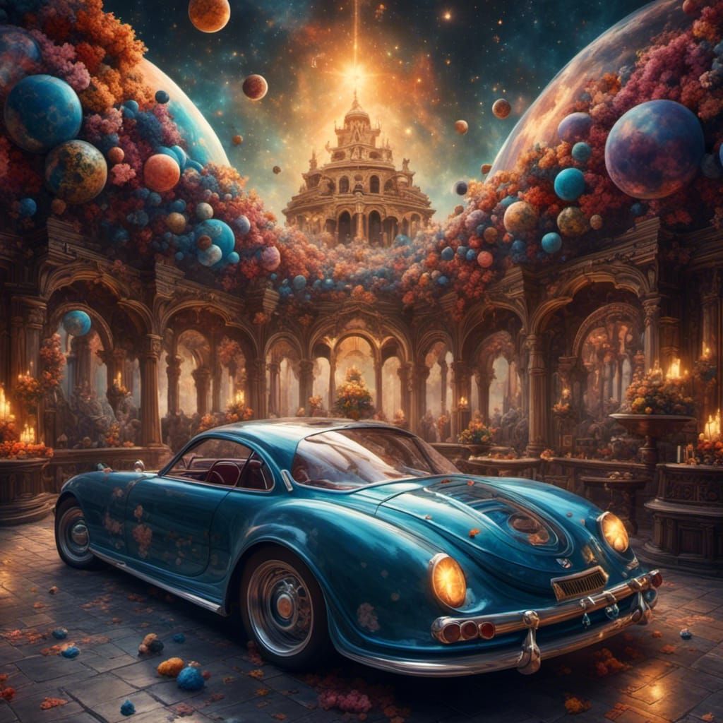 <lora:DreamyUniverse:1.0> A car