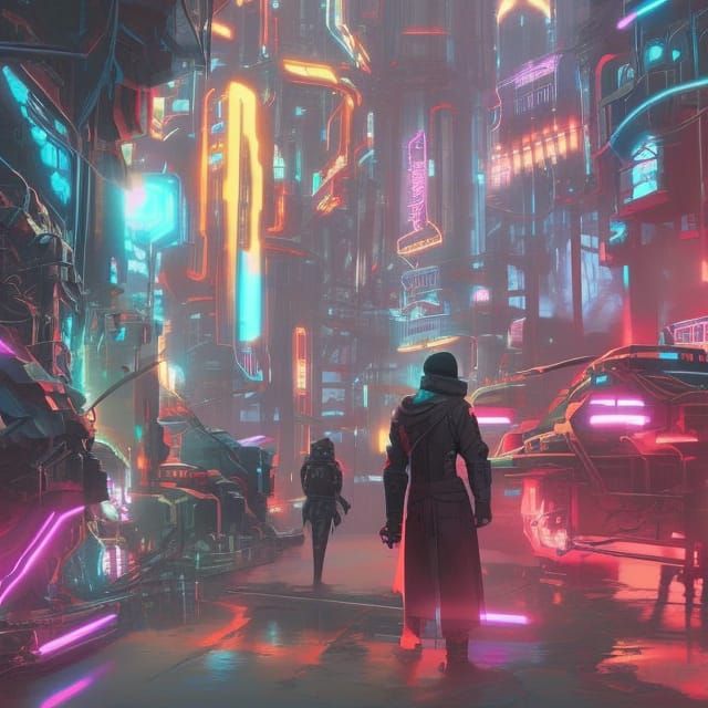 Cyberpunk 4 - AI Generated Artwork - NightCafe Creator