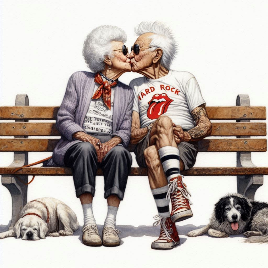 Old Fans of the bench