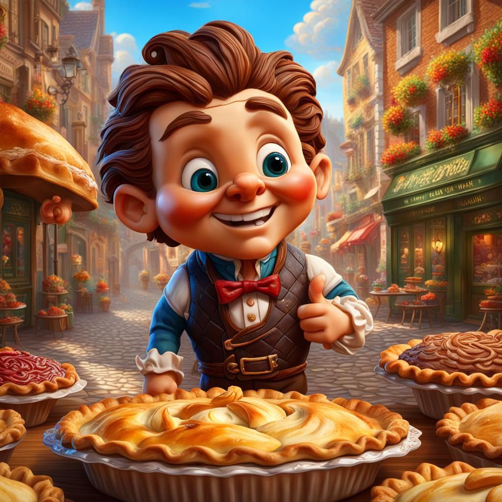 Pie Man! AI Generated Artwork NightCafe Creator