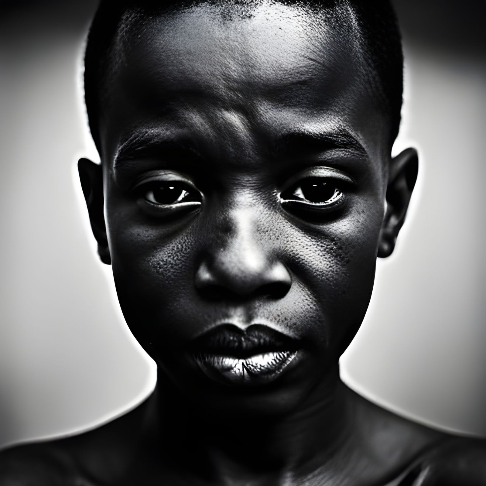 South African boy living in poverty - AI Generated Artwork - NightCafe ...