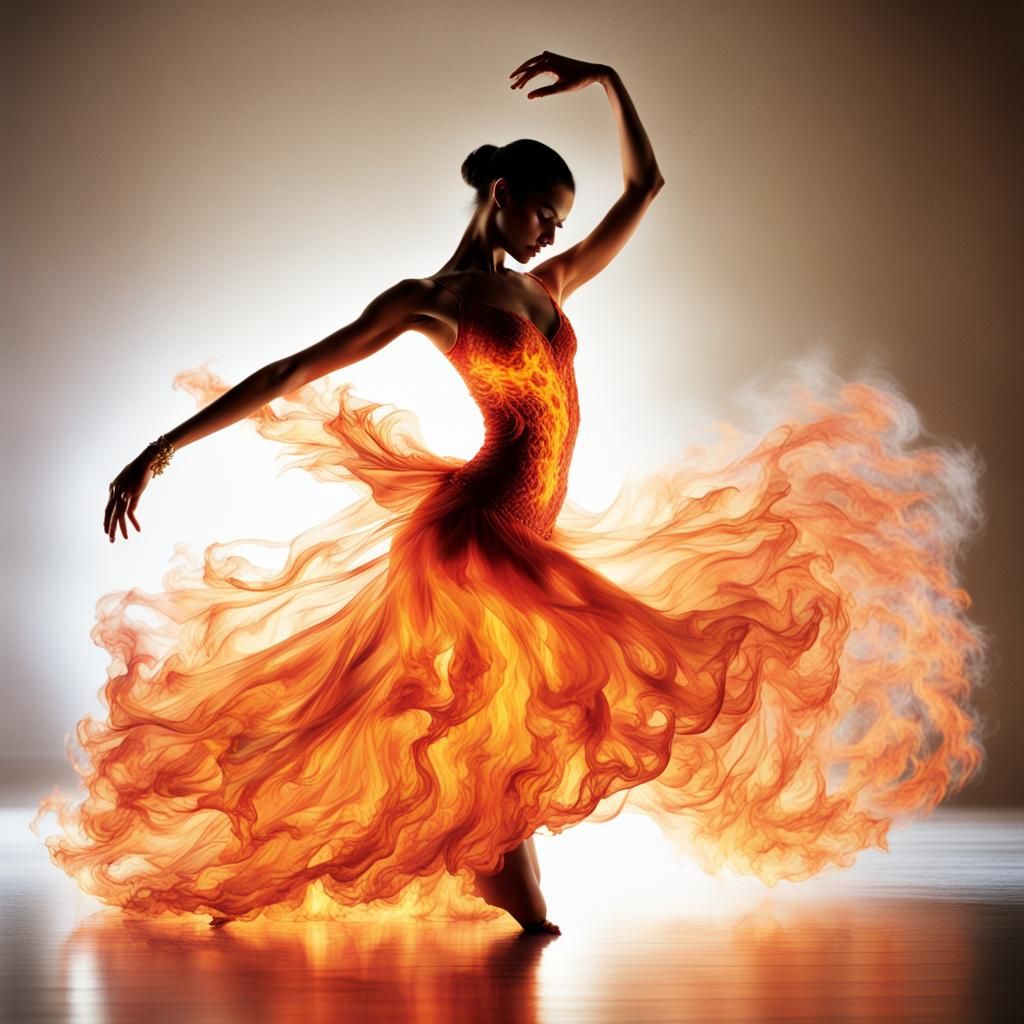 Inferno Ballet  by @Overwhelming_IA