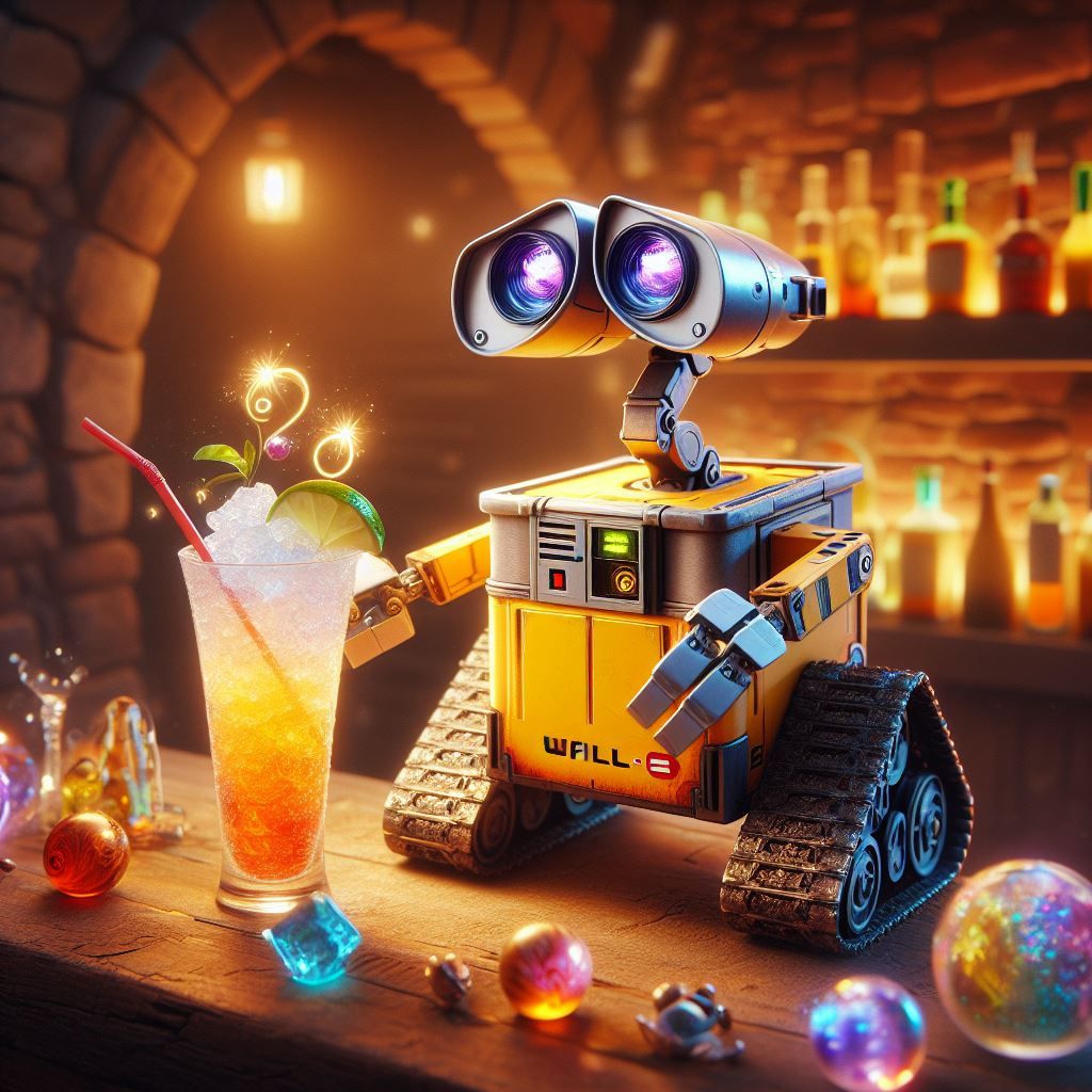 Wall-E bartender
