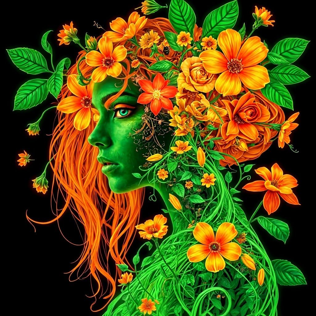 Green and orange  by @avionesplateados 