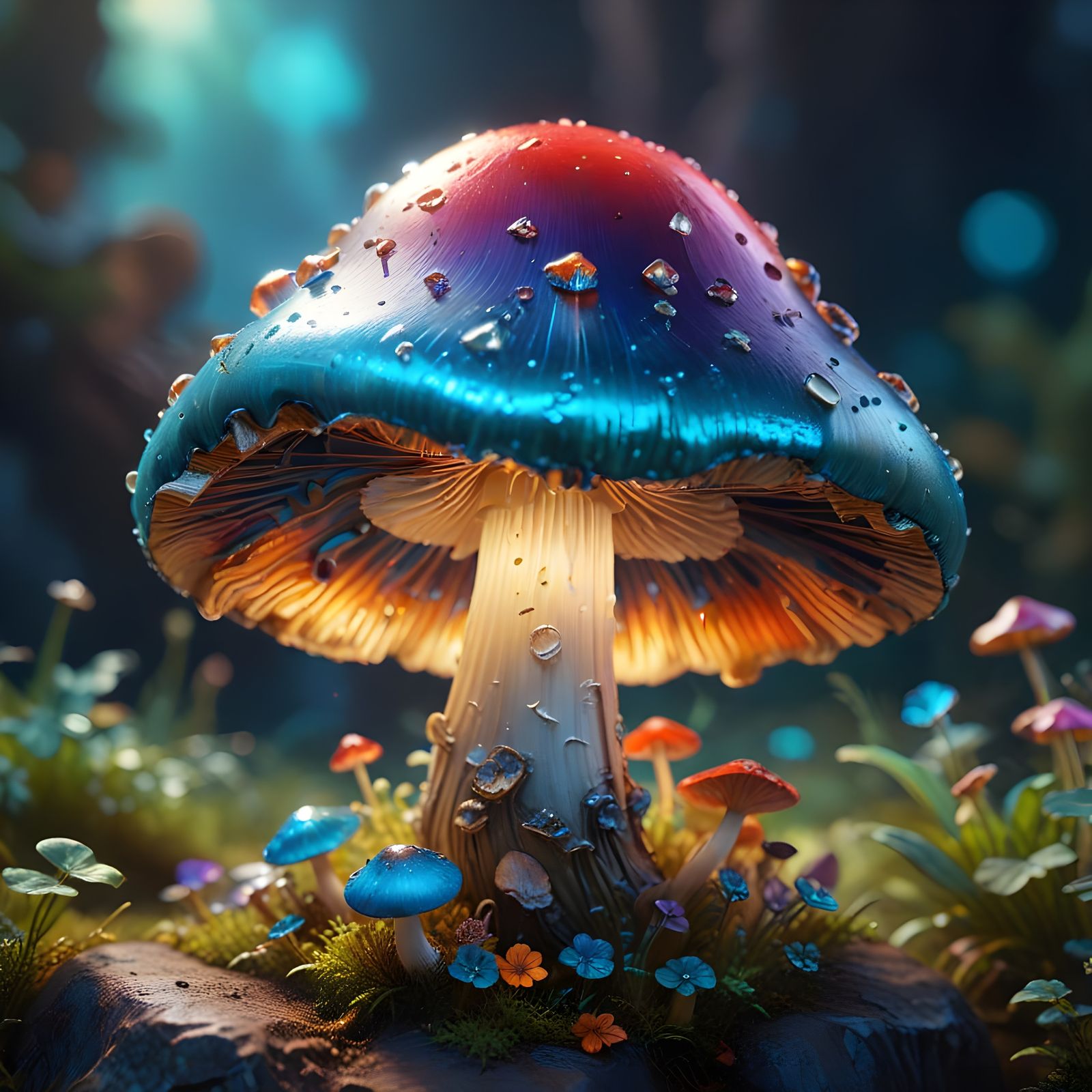  Gemstone Mushroom   by @Jenim