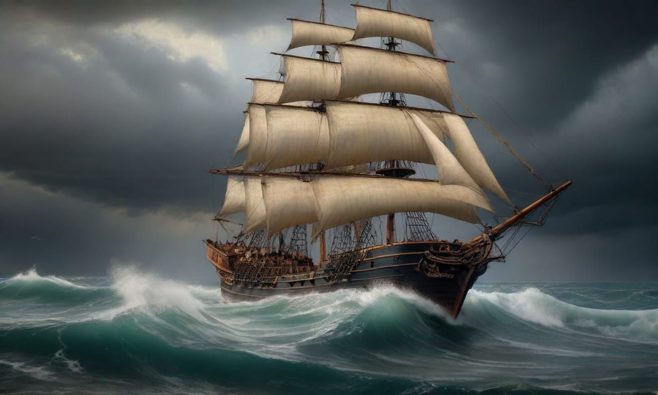 At Sea