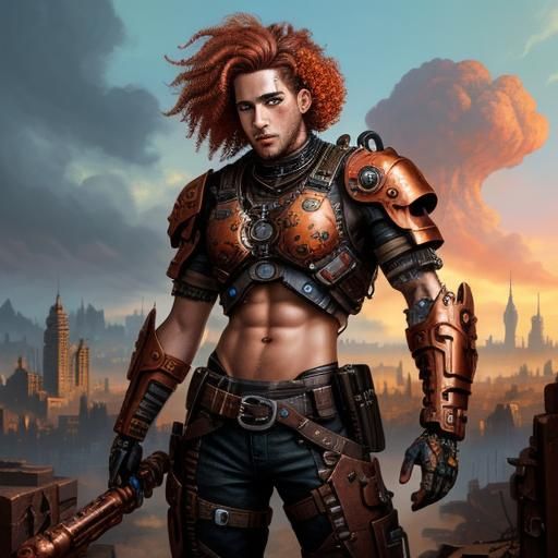 Rusty Cyborg - AI Generated Artwork - NightCafe Creator