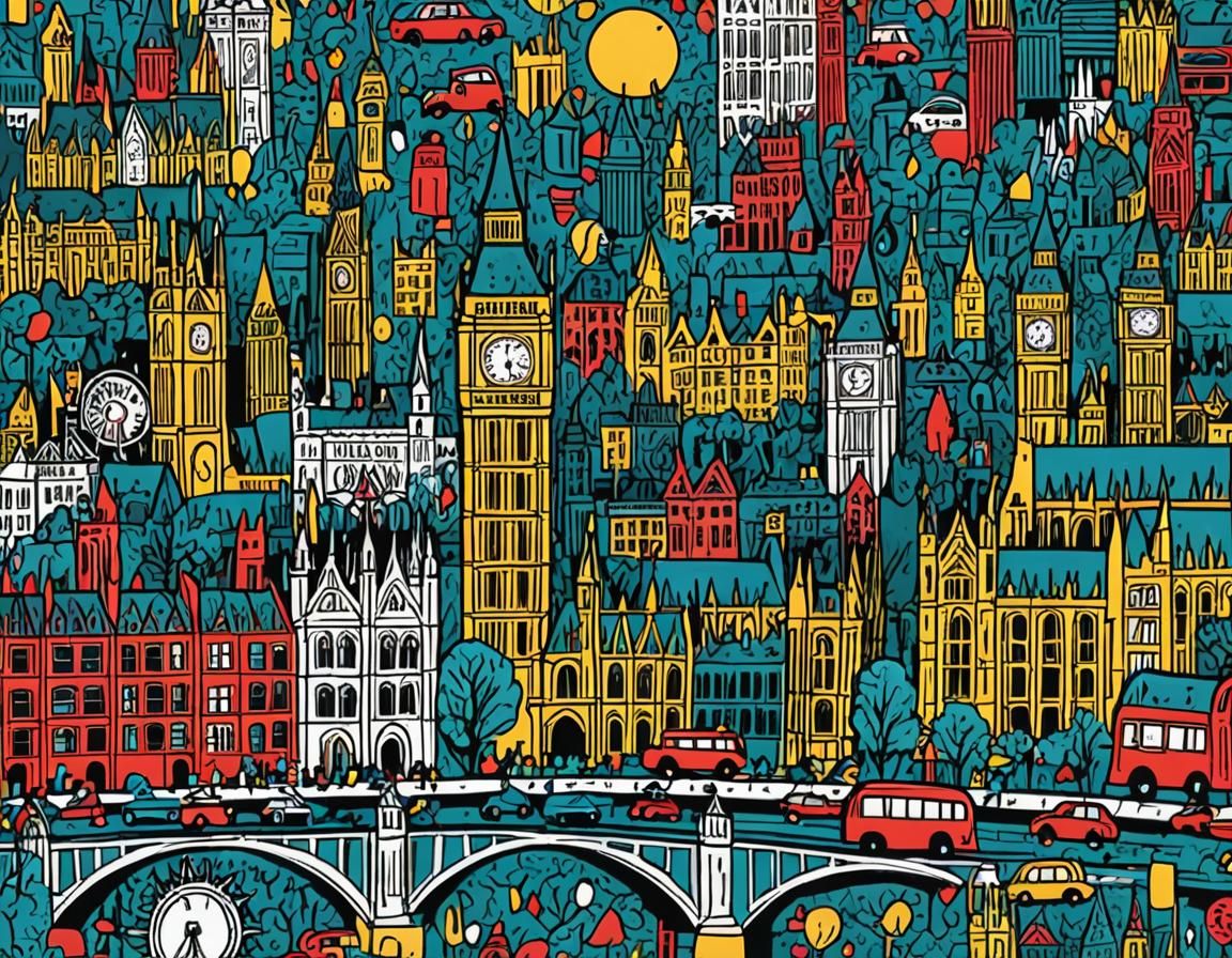 London doodles   by @moowokuorn