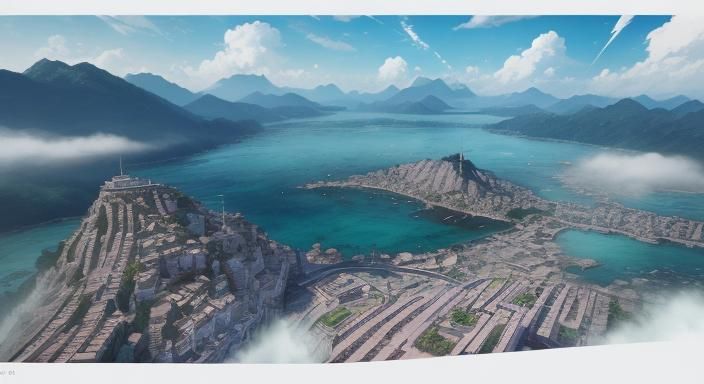 Detailed 3D Anime Art Inspired by WLOP