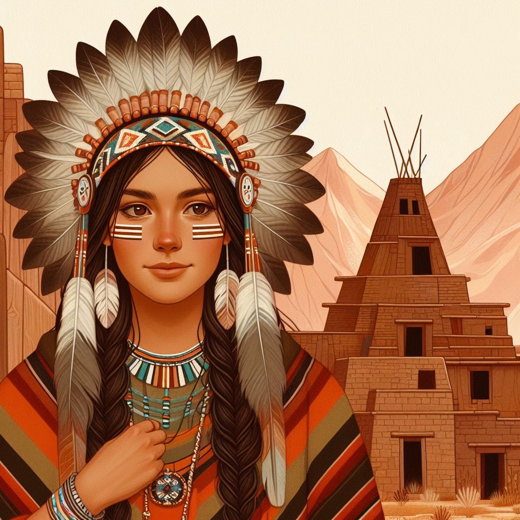 Native American Woman of the Hopi Nation