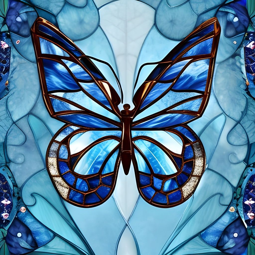 Winter Butterfly   by @Xenia 