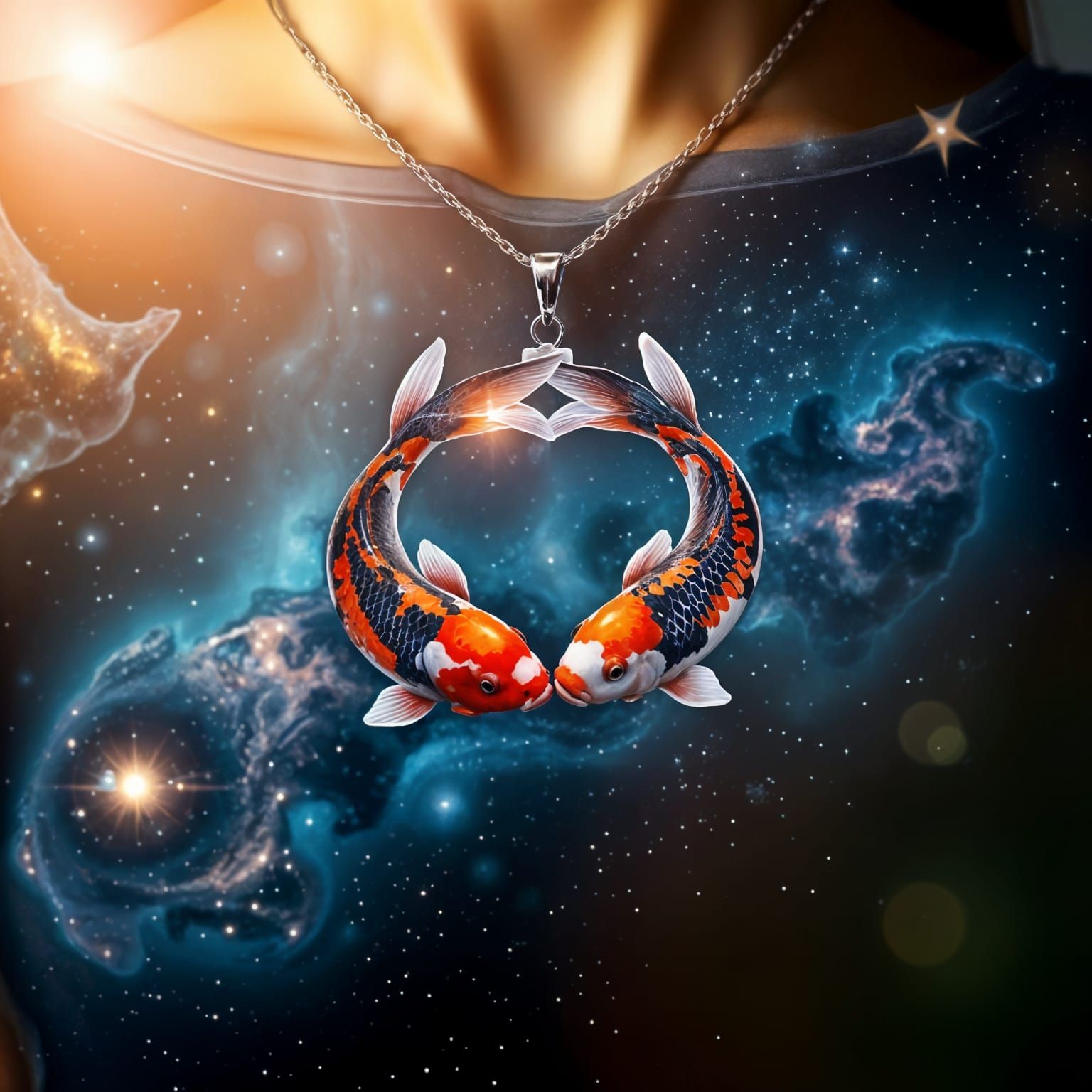 Wearing a Pisces Zodiac Sign  by @Pink Flop