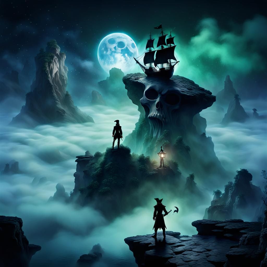 Peter Pan's Eerie Neverland  by @Nita