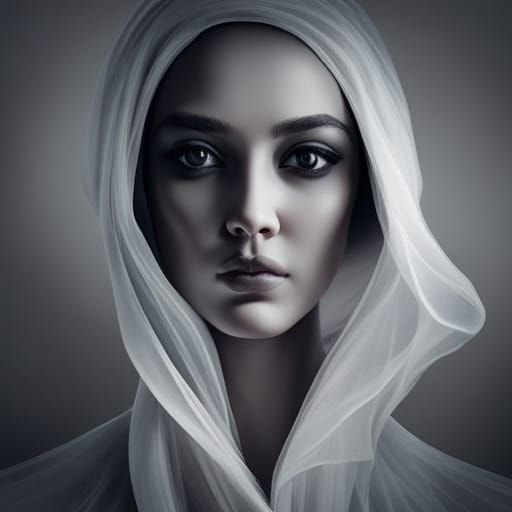 Ethereal portrait - AI Generated Artwork - NightCafe Creator