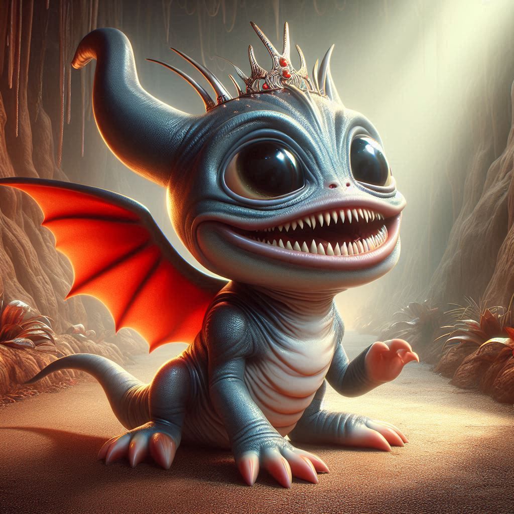 adorable fairy-tale fantasy creature portrait..