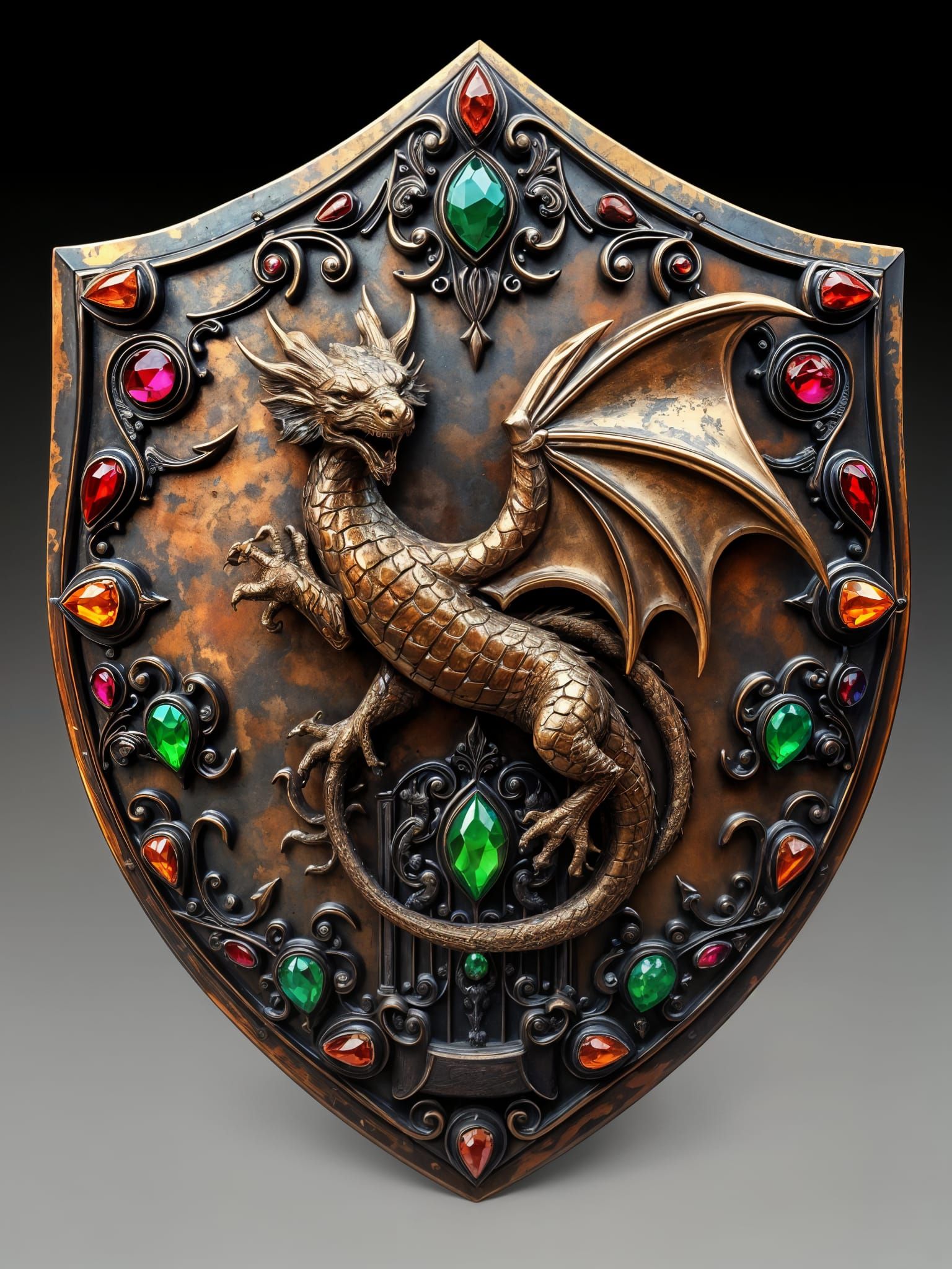 Shield of the Legendary Warrior  by @Katarzyna S-J