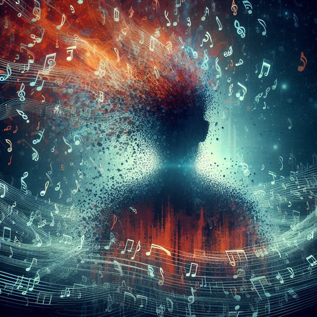 double exposure beautiful fantasy DALL-E 3 portrait landscap...