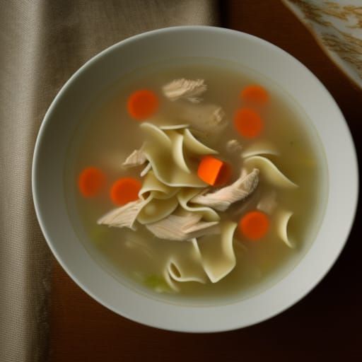 A bowl of Chicken Noodle Soup