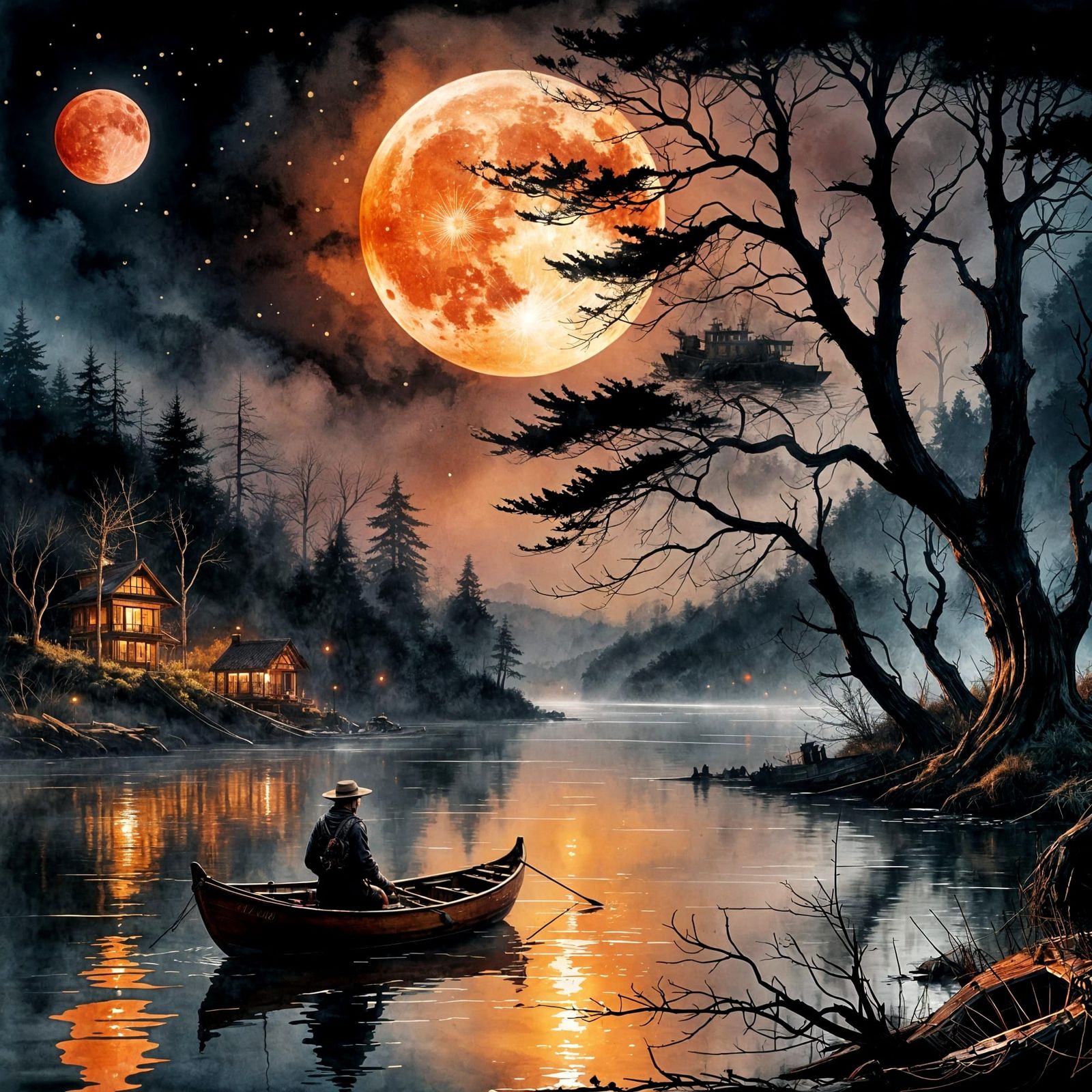 #Night's Amber Embrace