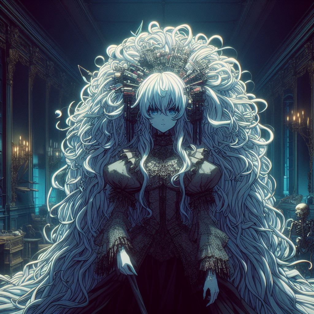 White Haired Countess - AI Generated Artwork - NightCafe Creator