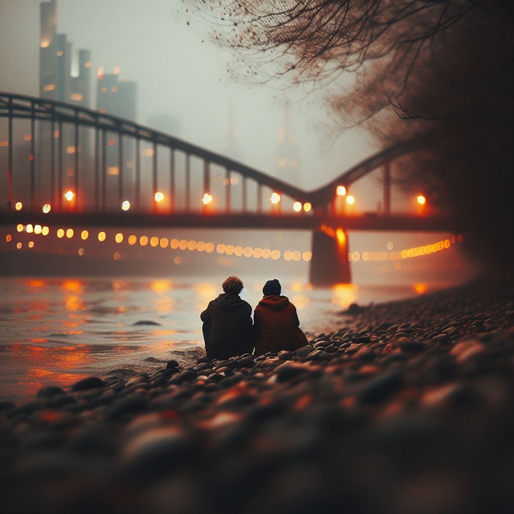 lights in the distance