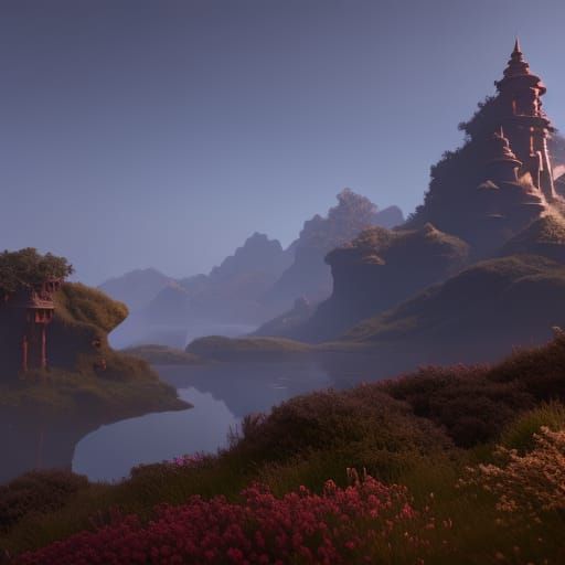 Fantasy landscape