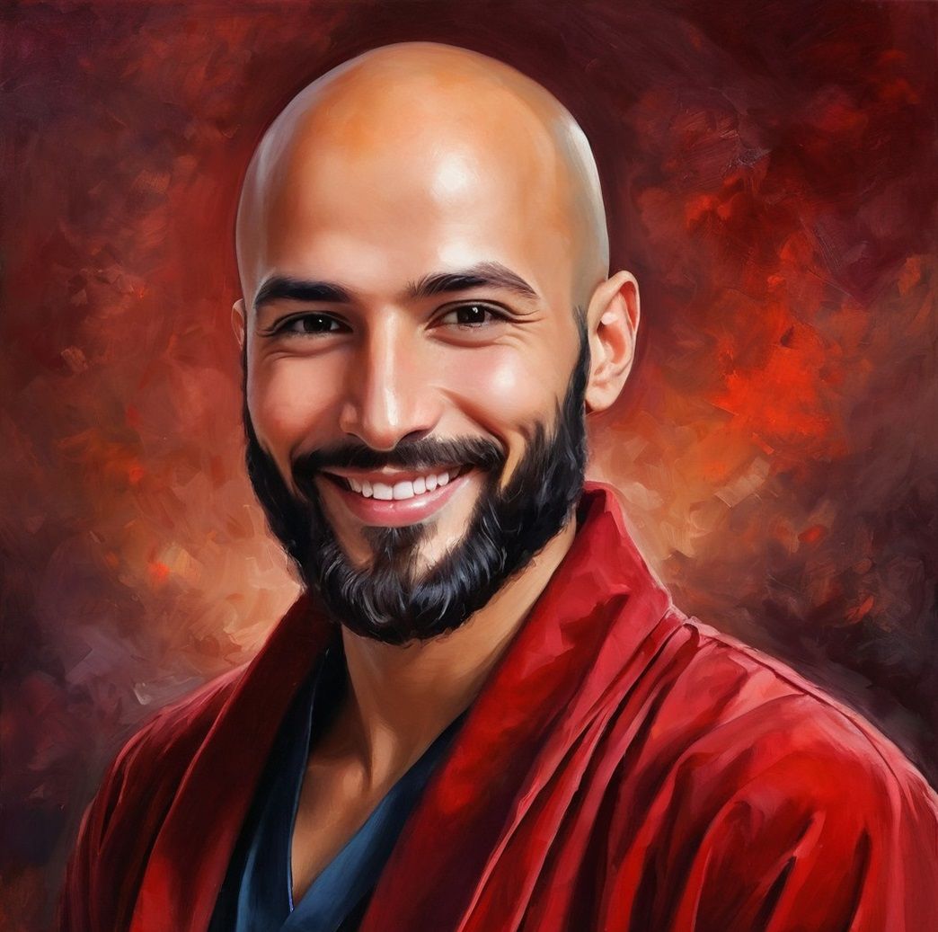 Hârûn, a lovely man with bald head