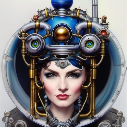 Steam punk, Face portrait