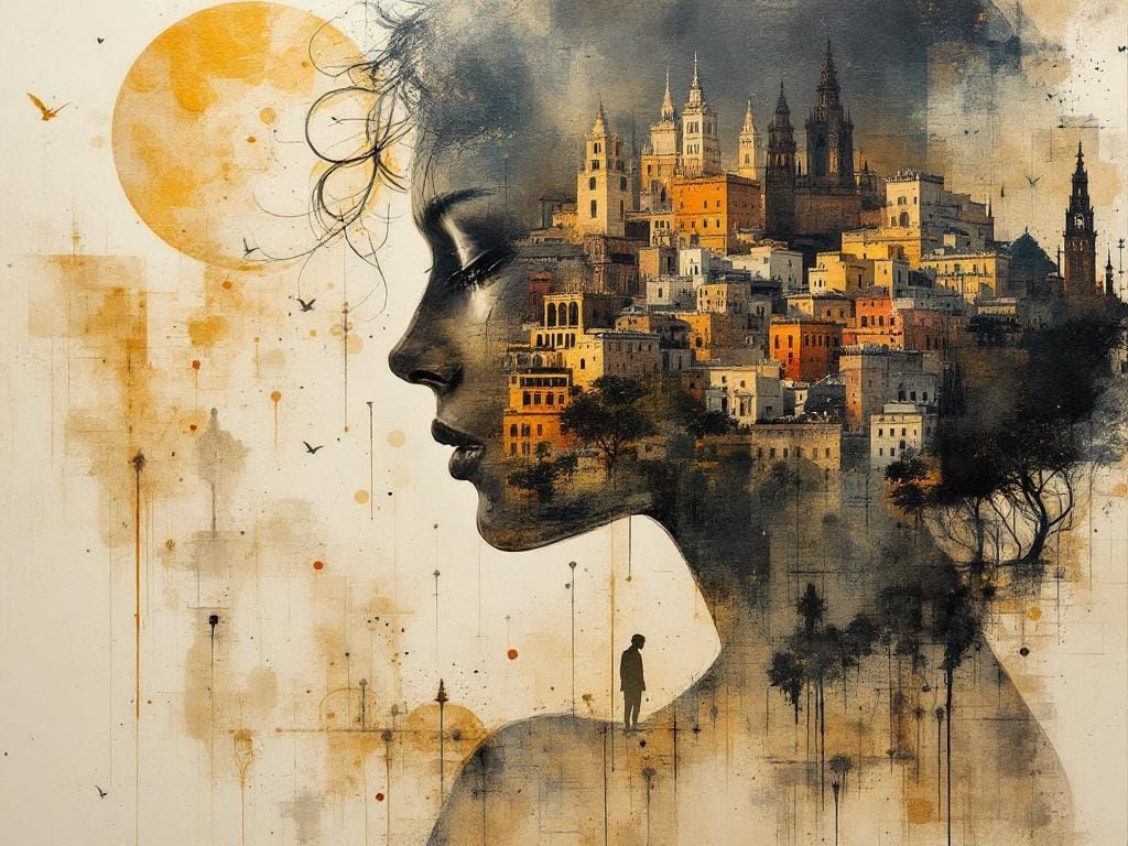 Cityscape of Her Mind  by @nafri