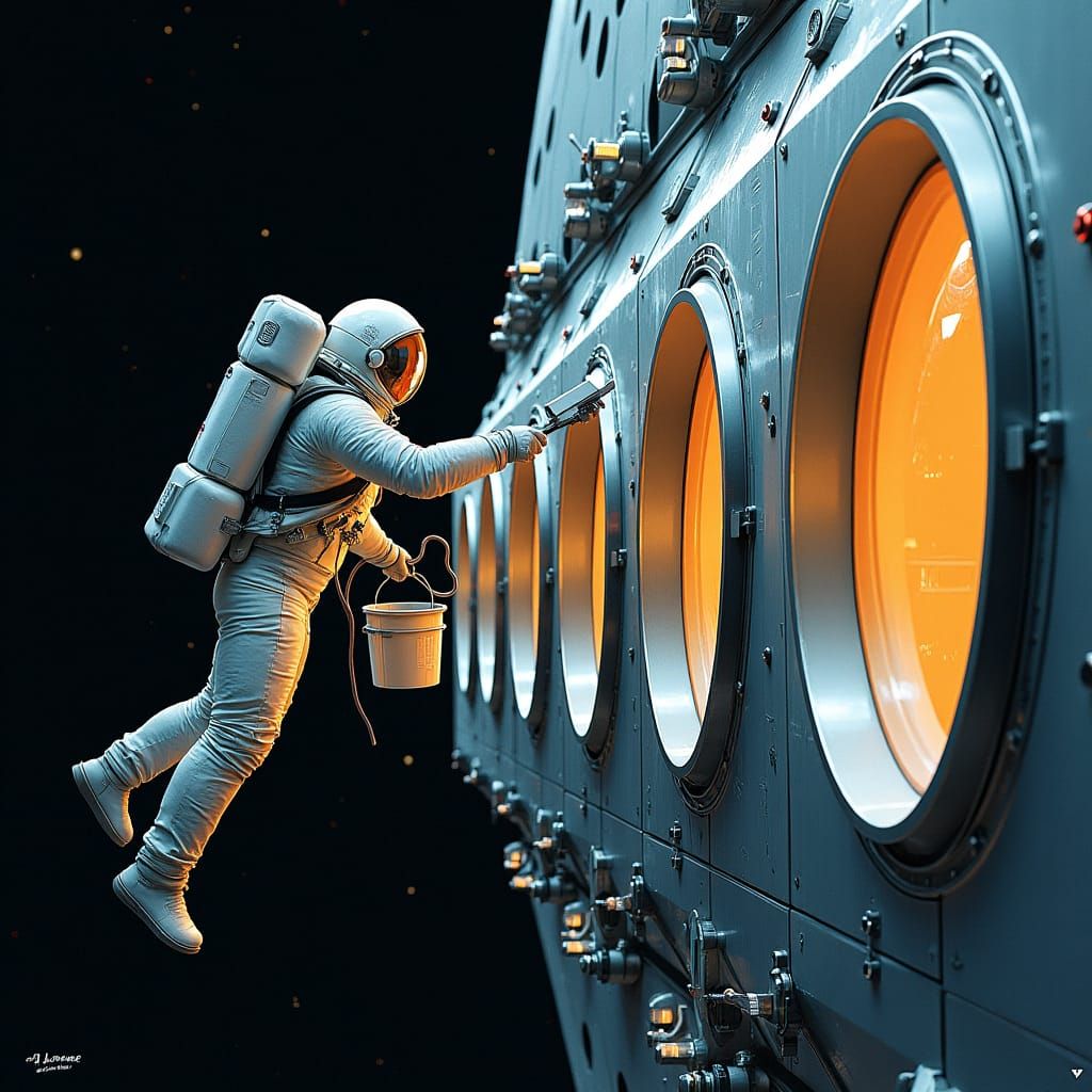 Battlestar Window Cleaner   by @Drubibu