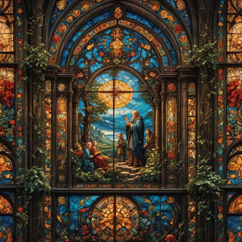 Stained Glass Window   by @Slug