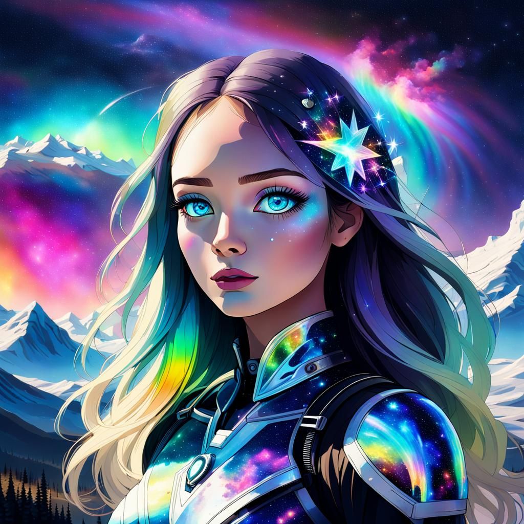 Starlight girl! - AI Generated Artwork - NightCafe Creator