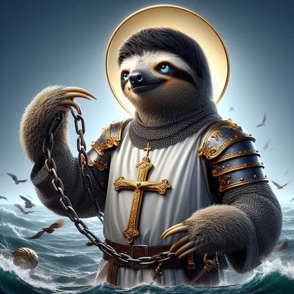Saint Slothjutor of Vernon, patron saint of swimmers and drowning victims