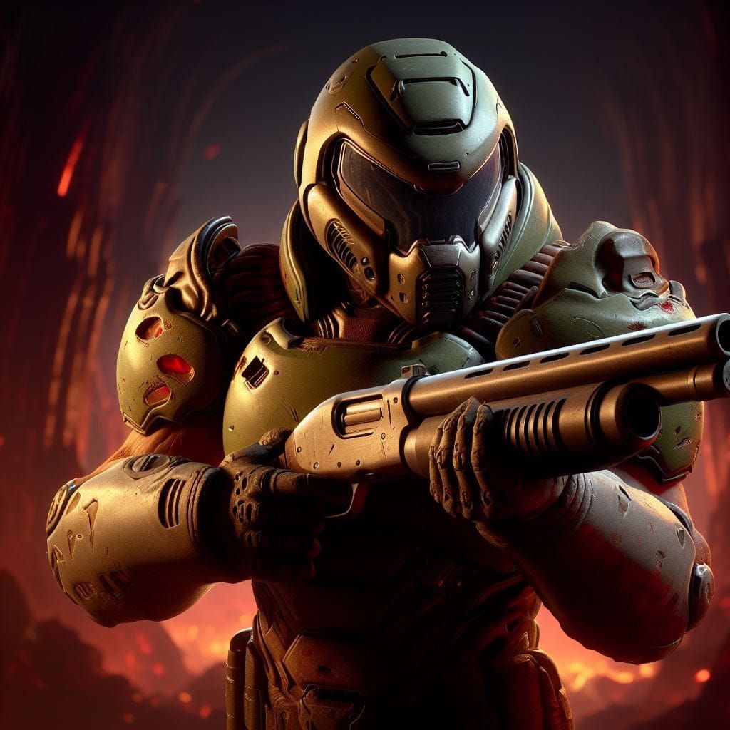 "Reloading shotgun with malicious intent"