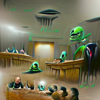 Alien court meeting