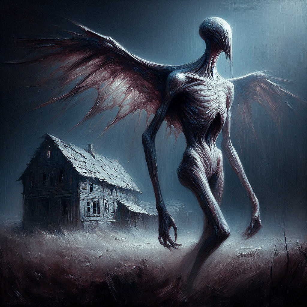 Whispers of the Winged Wraith  by @Uwork