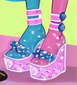 Rarity's Pink Platform High Heeled Sandals #4