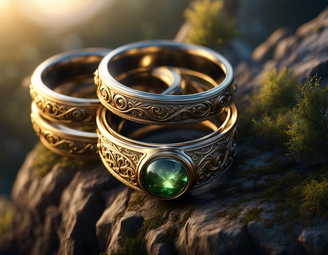 Lord of the rings 3 hot sale rings for the elven kings