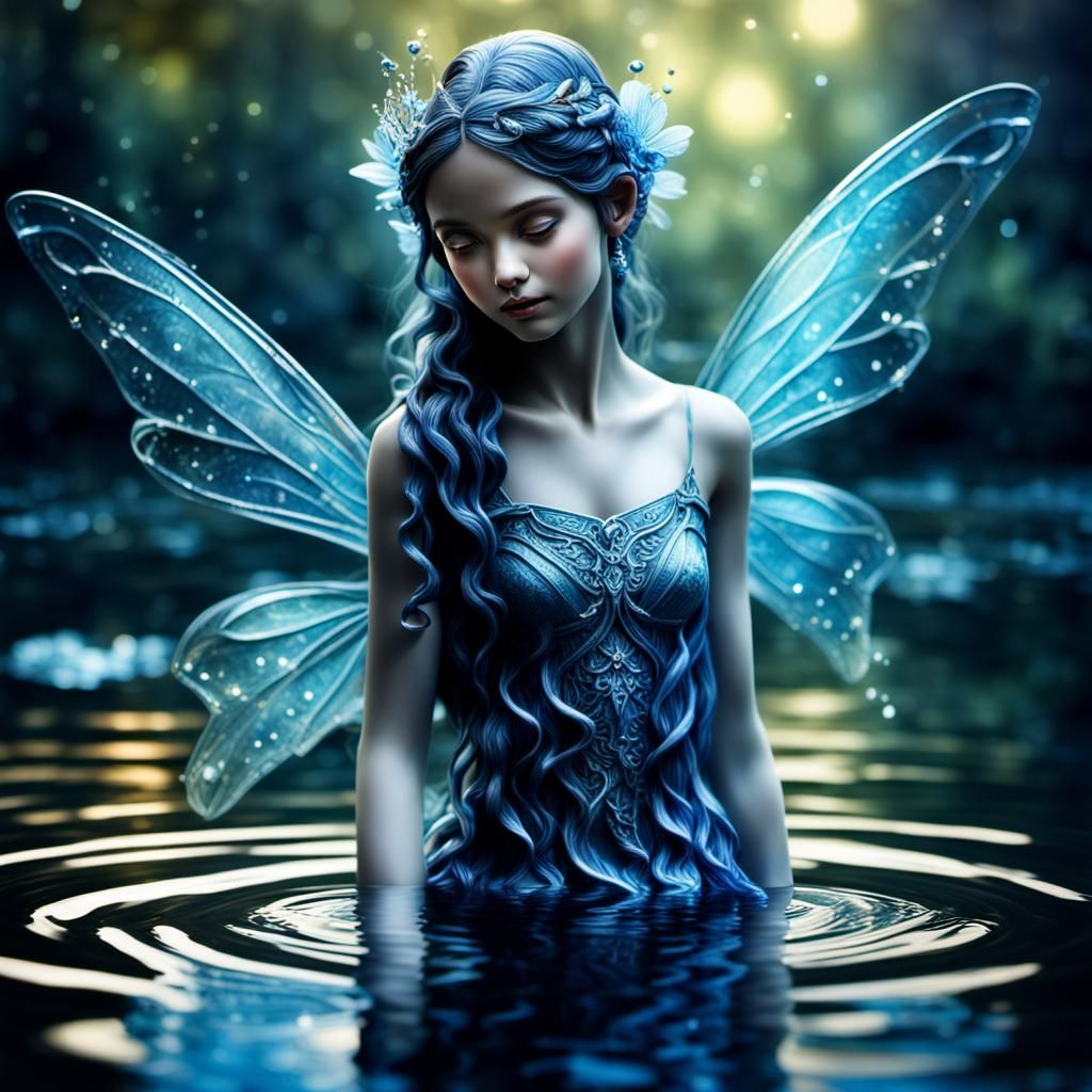 Water Fae - AI Generated Artwork - NightCafe Creator