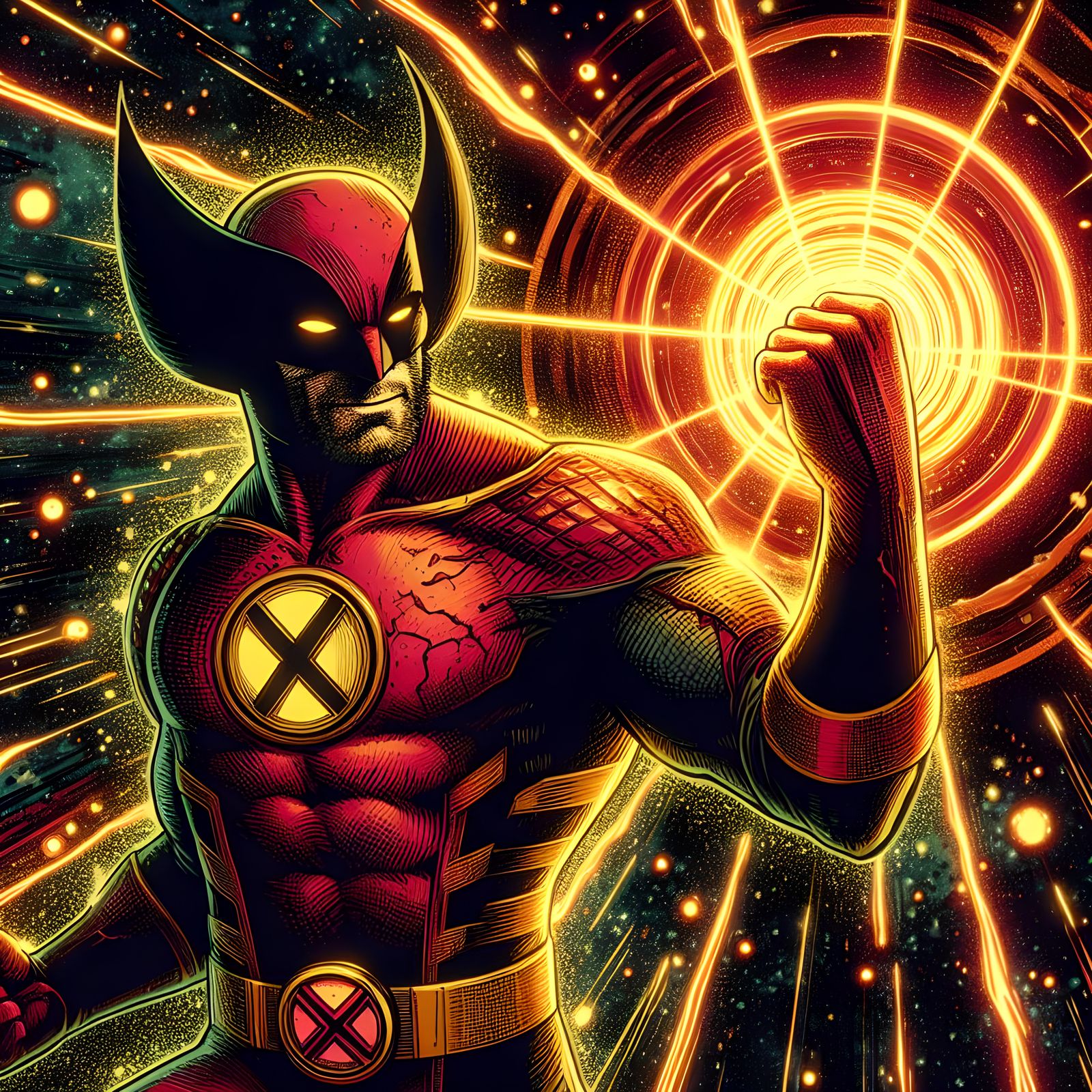 Phoenix Force Wolverine