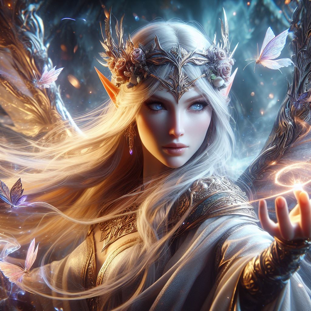 Elven sorceress