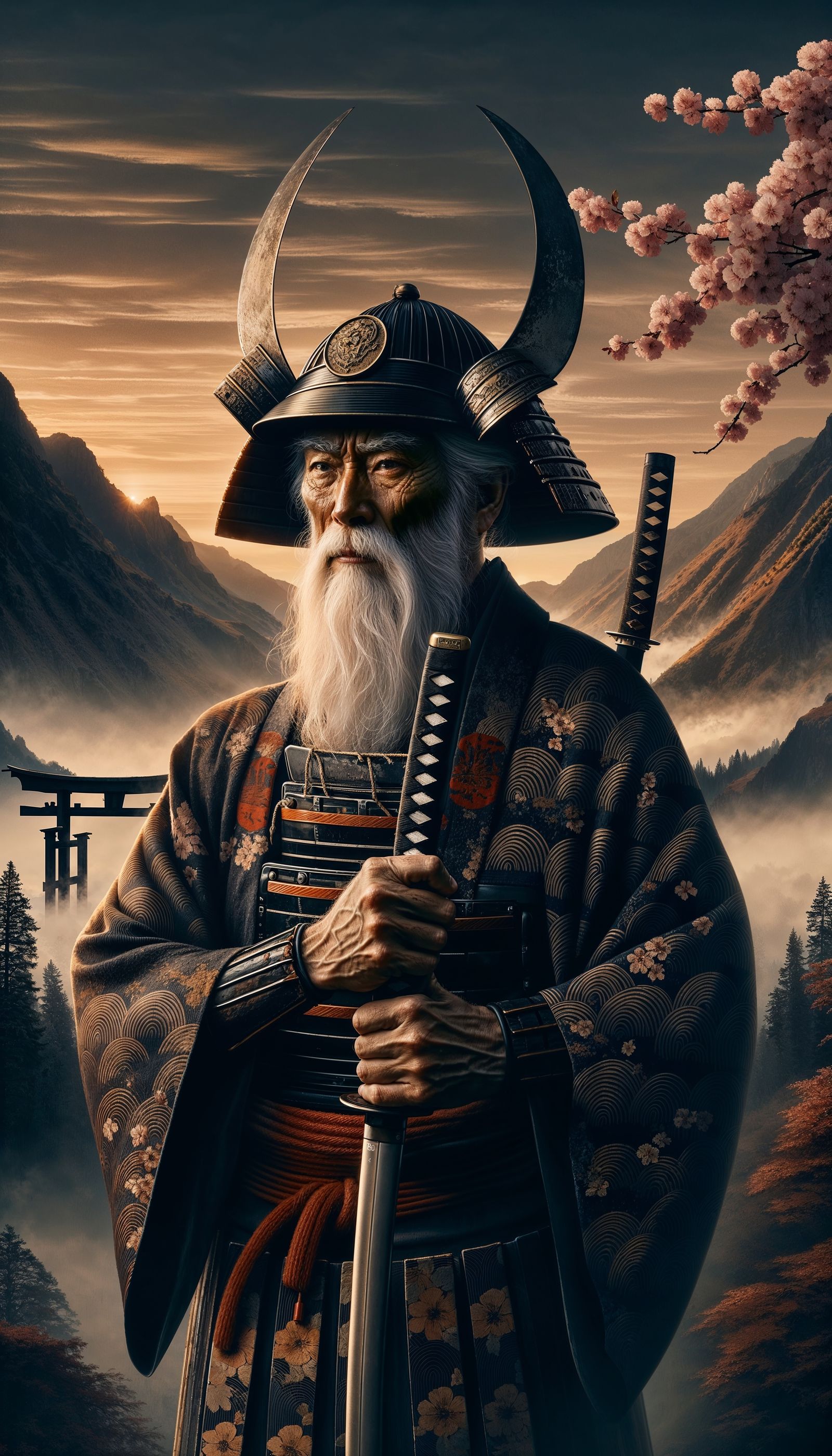 Old Samurai - Shadows of the Shogun Era